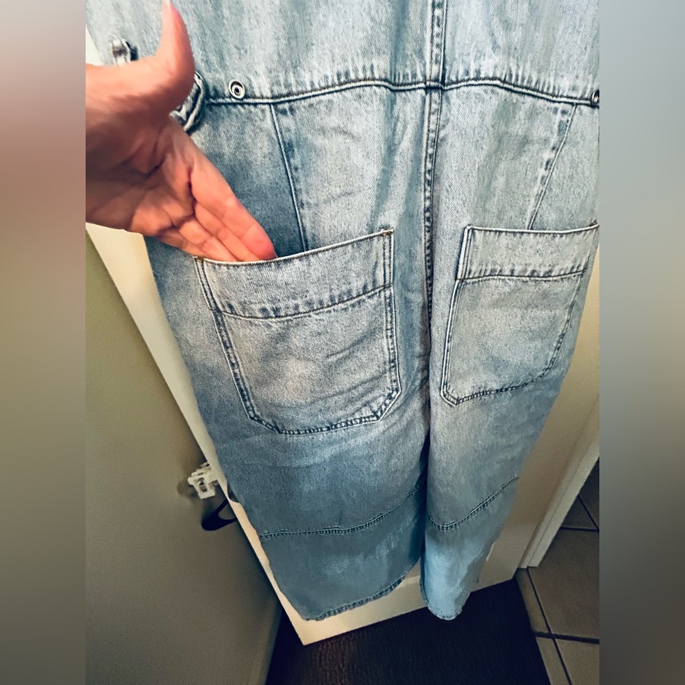 We The Free On The Run Cropped Coverall - Light Blue - Picture 6 of 7